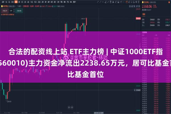 合法的配资线上站 ETF主力榜 | 中证1000ETF指数(560010)主力资金净流出2238.65万元，居可比基金首位