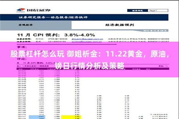 股票杠杆怎么玩 御姐析金：11.22黄金，原油，镑日行情分析及策略