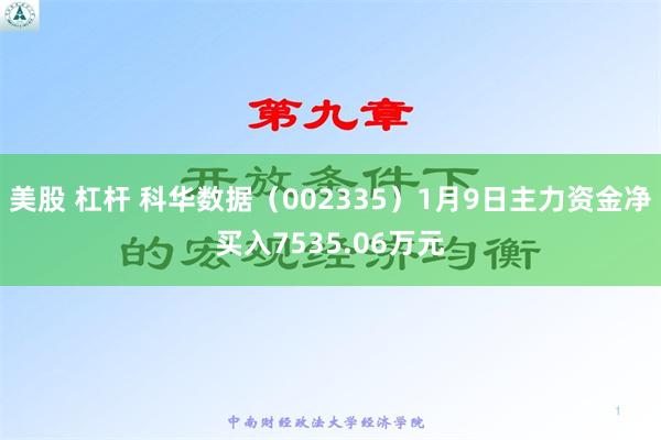 美股 杠杆 科华数据（002335）1月9日主力资金净买入7535.06万元